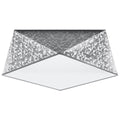 Deckenleuchte HEXA 35 silber Sollux Lighting