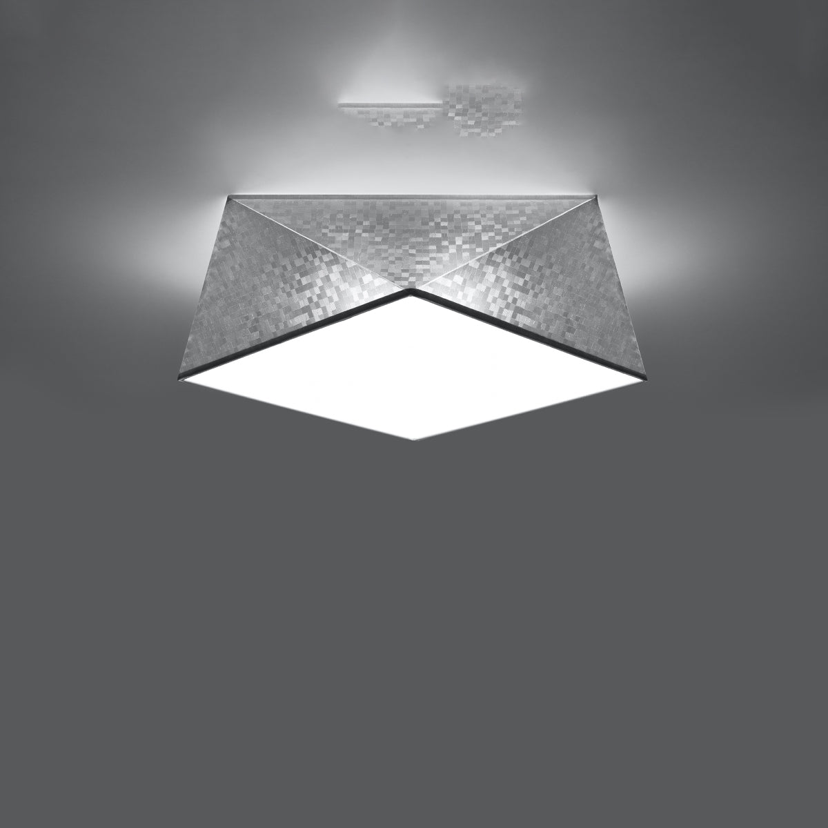 Deckenleuchte HEXA 35 silber Sollux Lighting