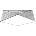 Deckenleuchte HEXA 45 silber Sollux Lighting