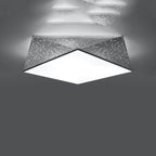 Deckenleuchte HEXA 45 silber Sollux Lighting