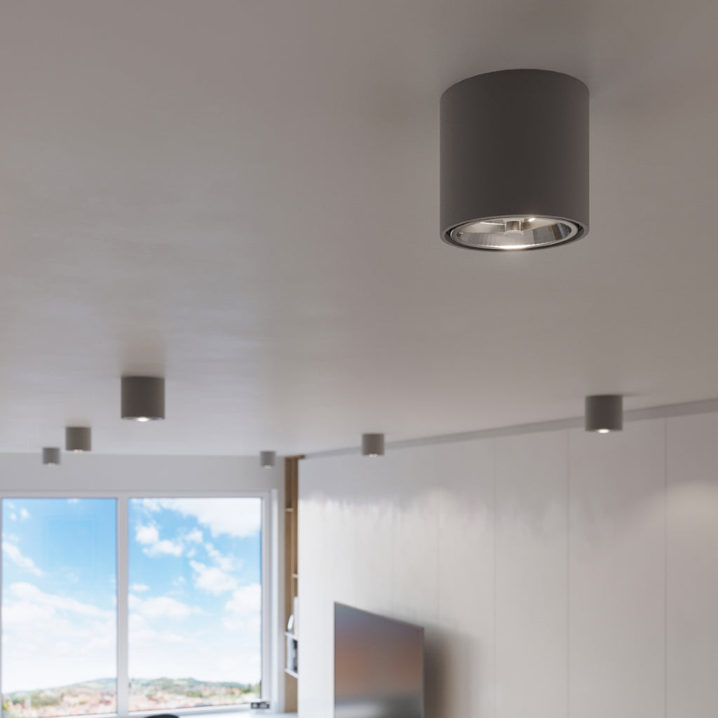 Deckenleuchte - Spot - Strahler TIUBE grau Sollux Lighting