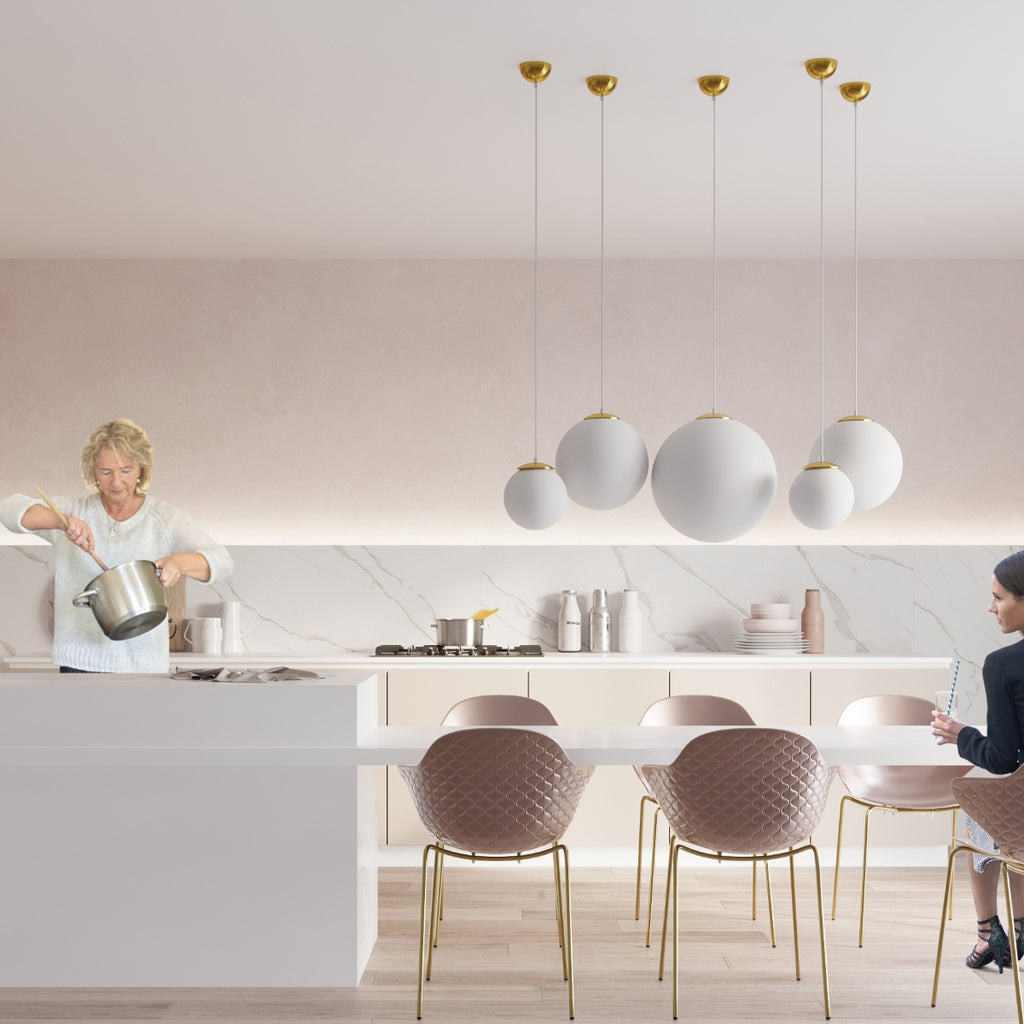 Pendelleuchte UGO 40 gold Sollux Lighting