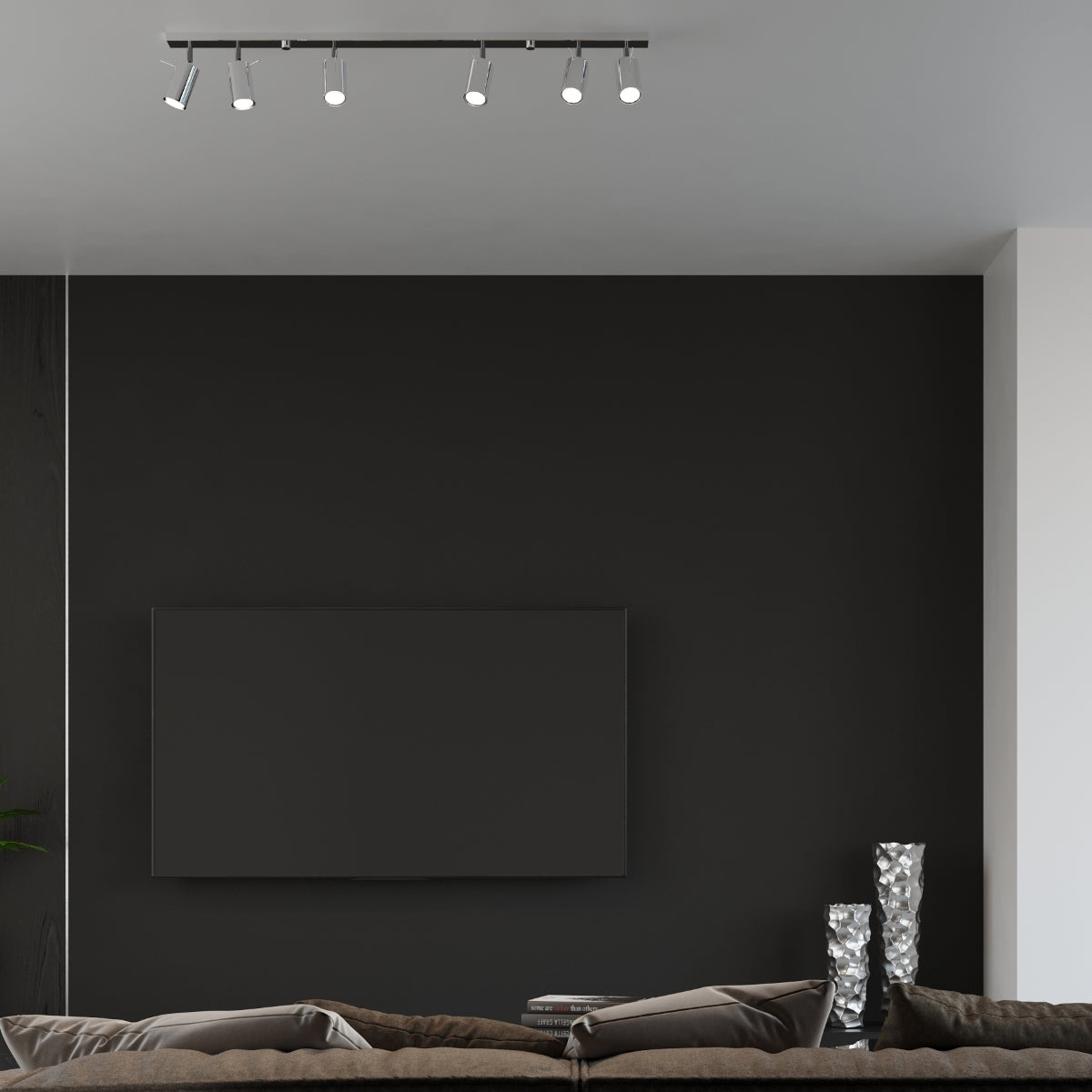 Deckenleuchte - Spot - Strahler RING 3 chrom Sollux Lighting