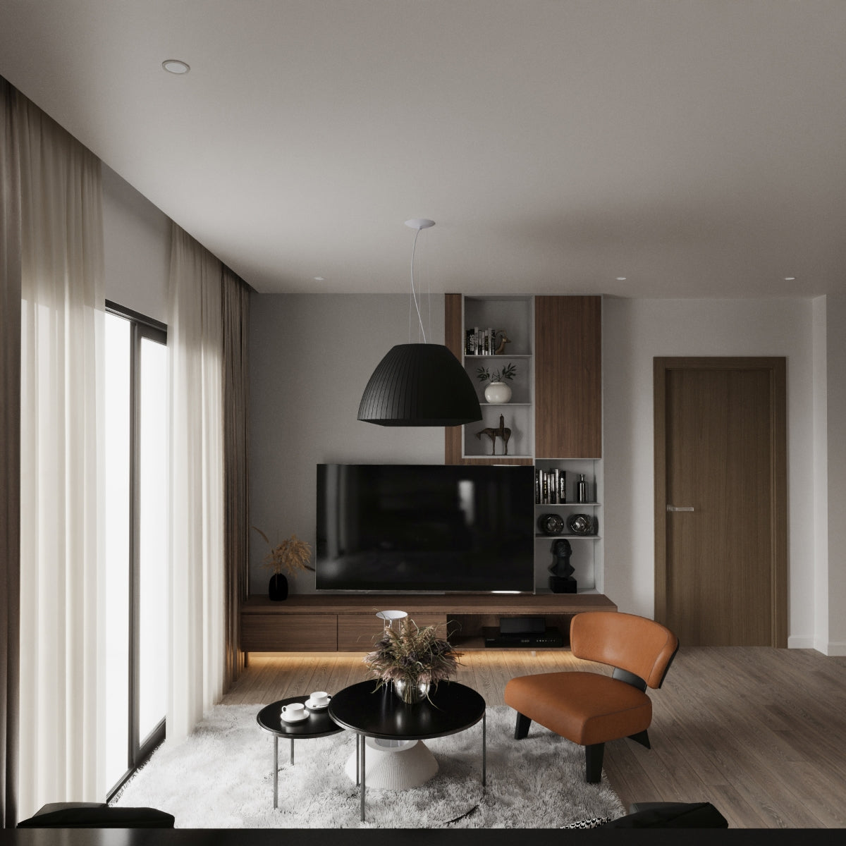 Pendelleuchte BELLA 60 schwarz Sollux Lighting