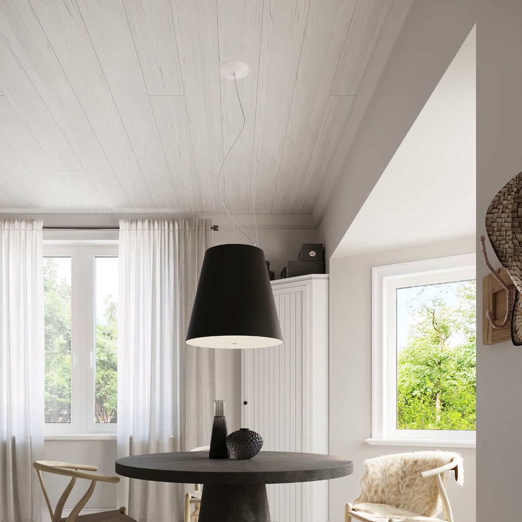 Pendelleuchte GENEVE 50 schwarz Sollux Lighting