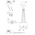 Pendelleuchte OTTO 50 schwarz Sollux Lighting
