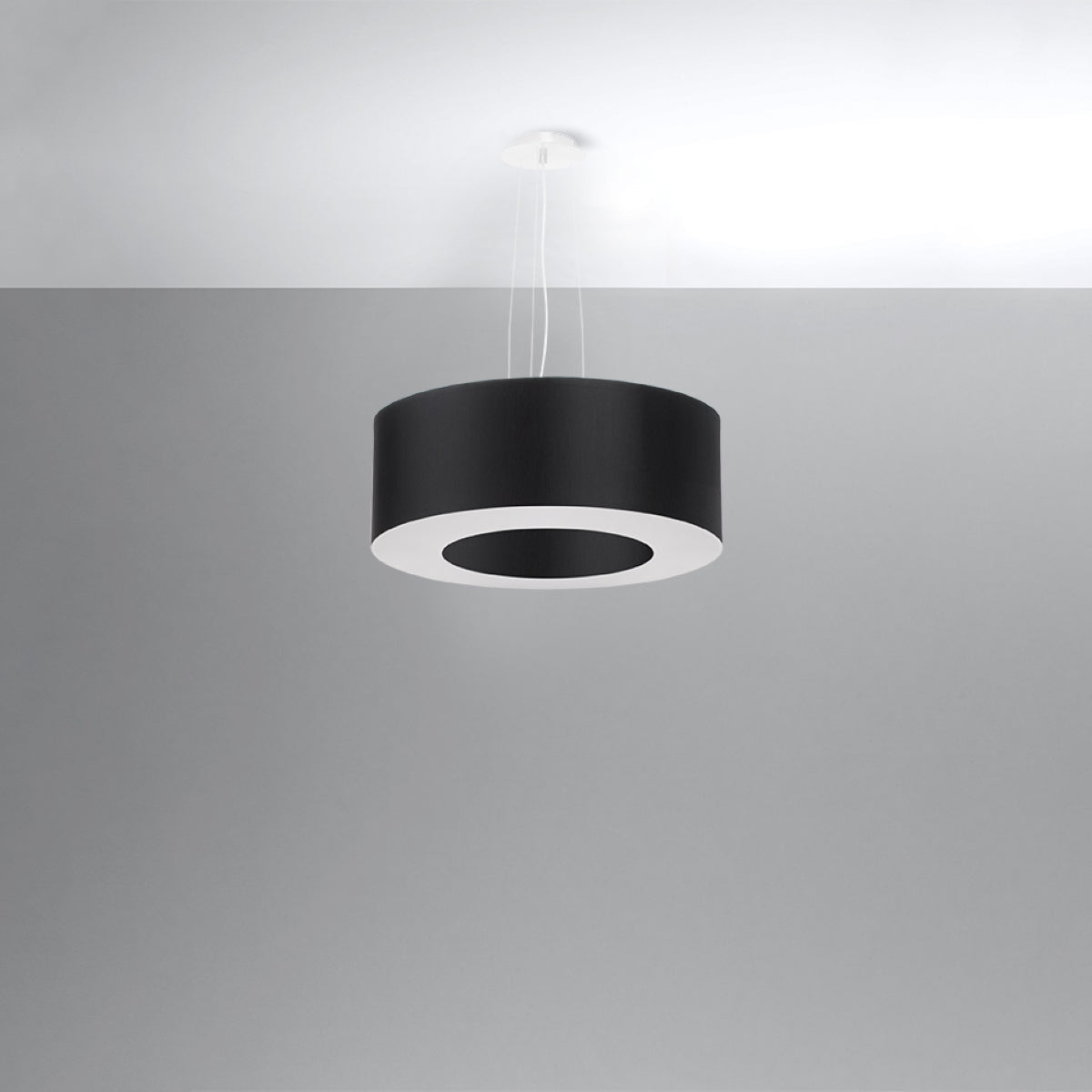 Pendelleuchte SATURNO 50 schwarz Sollux Lighting