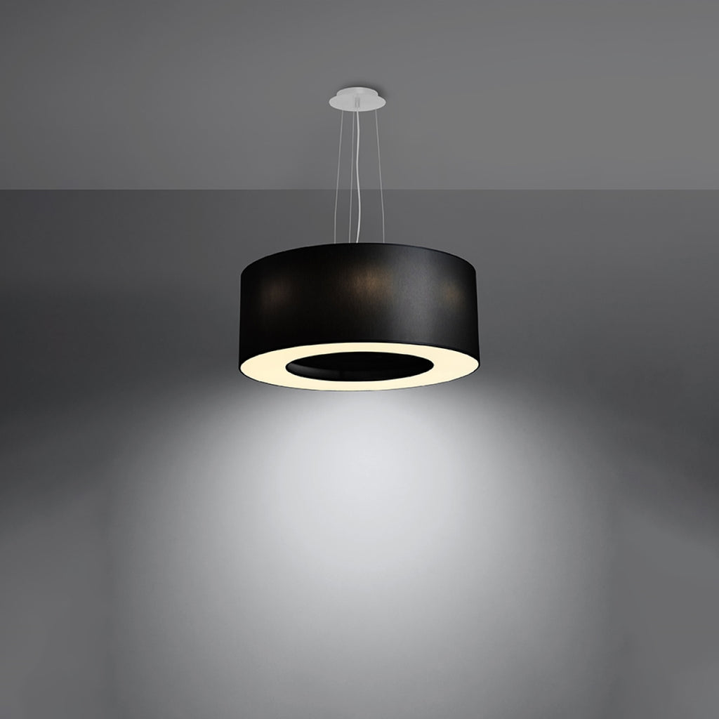 Pendelleuchte SATURNO 50 schwarz Sollux Lighting