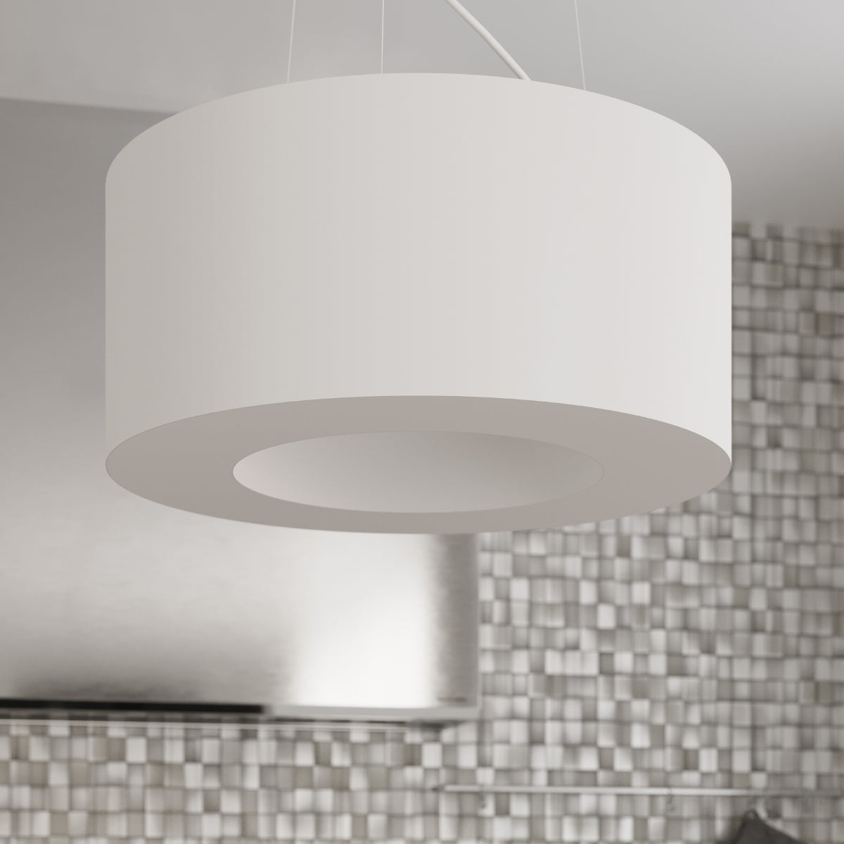 Pendelleuchte SATURNO SLIM 50 weiß Sollux Lighting
