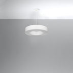 Pendelleuchte SATURNO SLIM 50 weiß Sollux Lighting