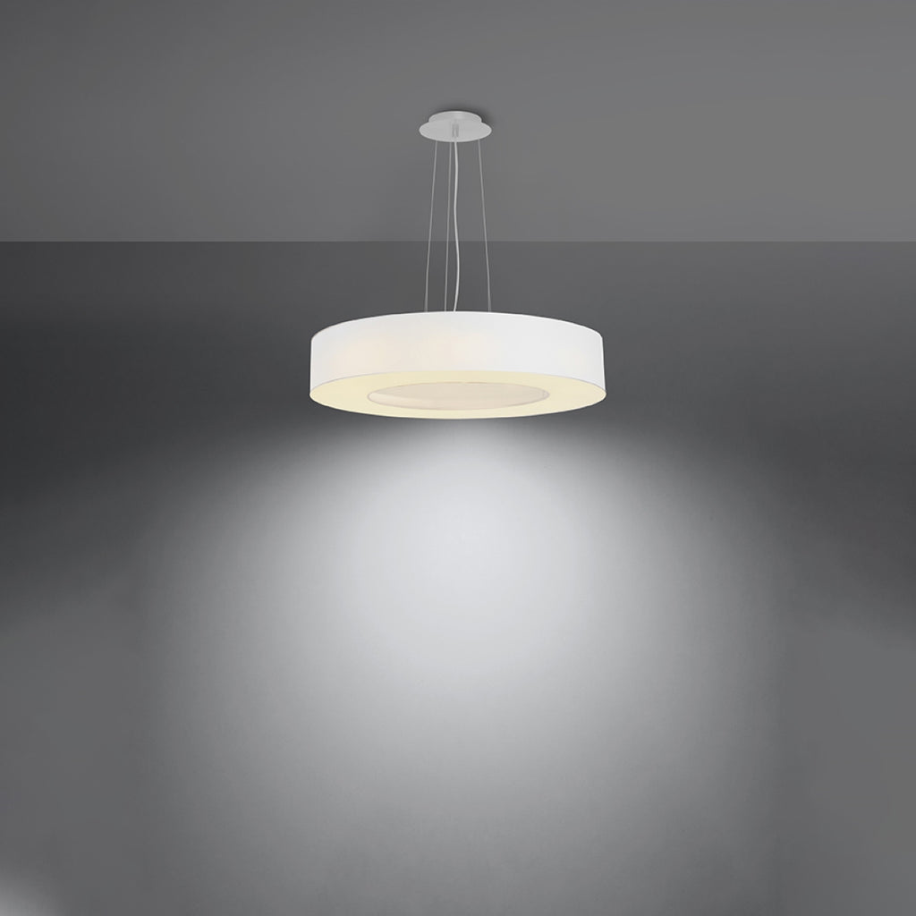 Pendelleuchte SATURNO SLIM 50 weiß Sollux Lighting