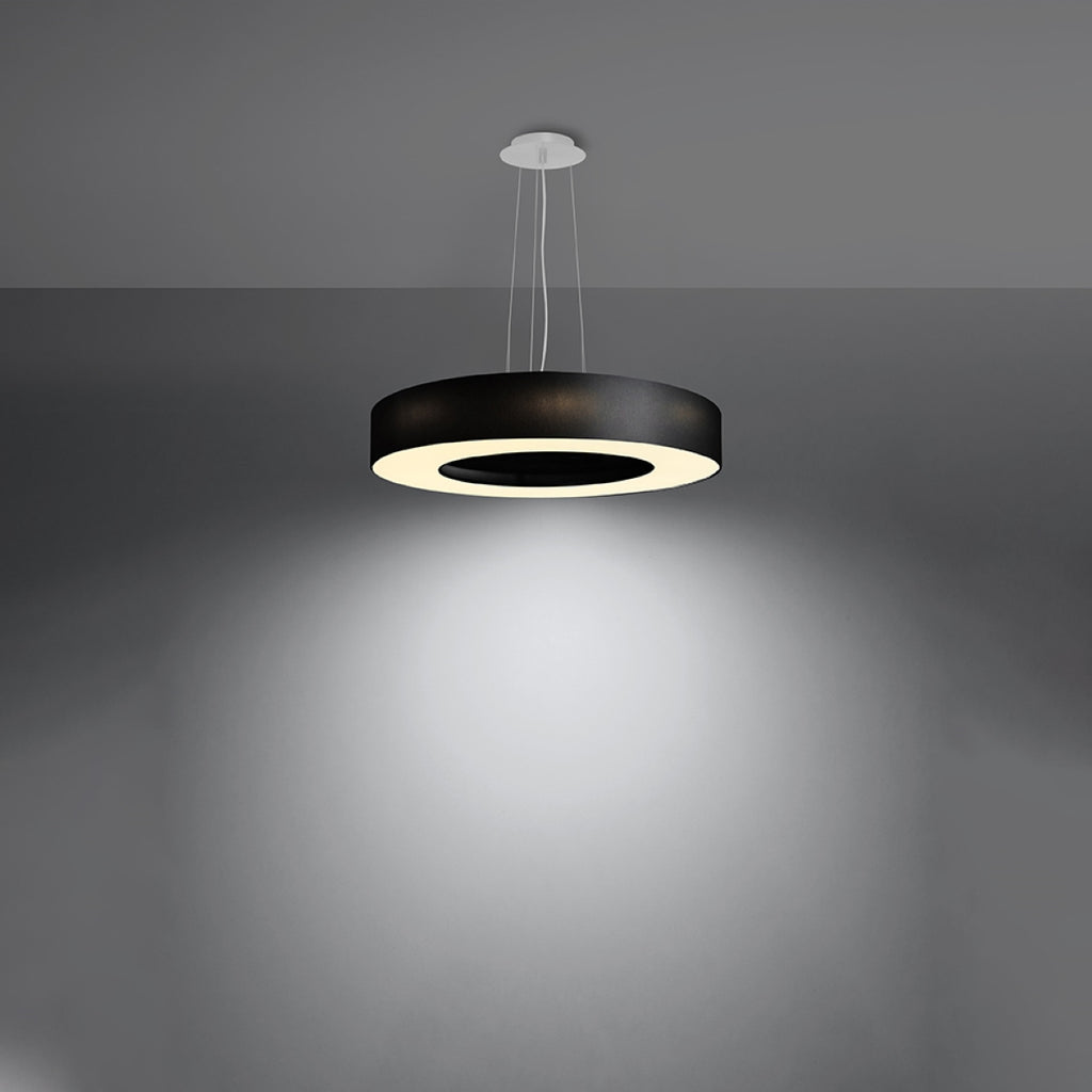 Pendelleuchte SATURNO SLIM 50 schwarz Sollux Lighting