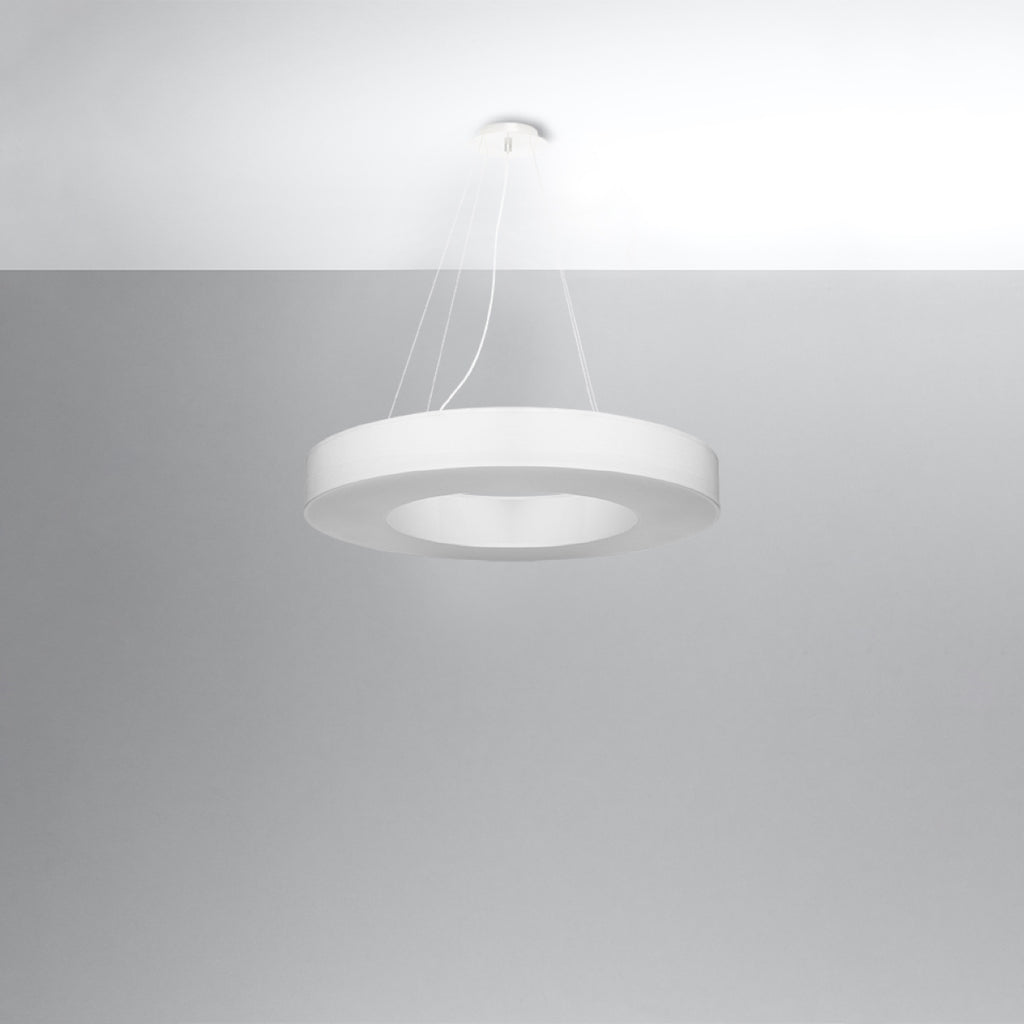 Pendelleuchte SATURNO SLIM 70 weiß Sollux Lighting