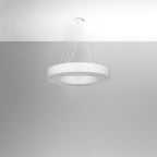 Pendelleuchte SATURNO SLIM 70 weiß Sollux Lighting