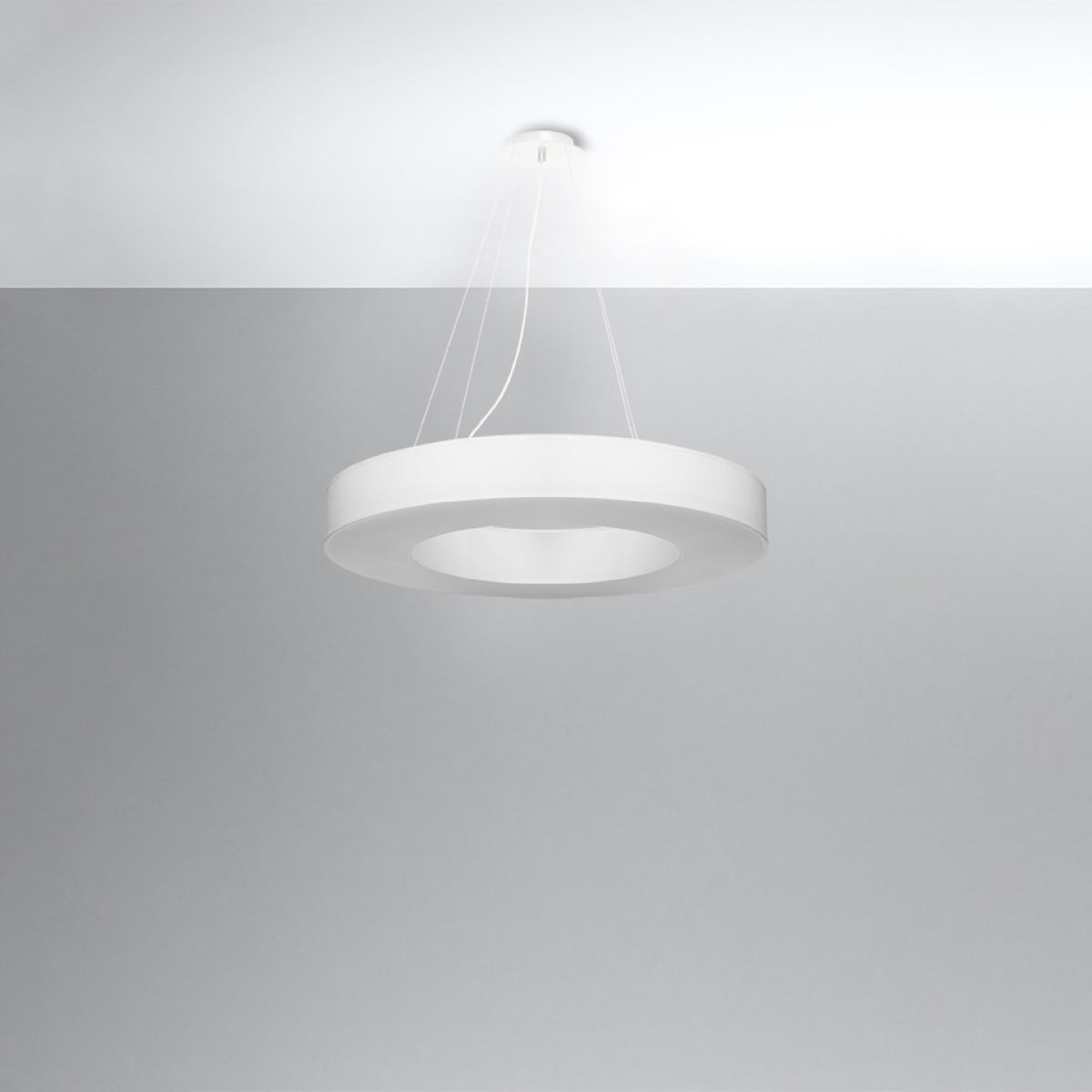 Pendelleuchte SATURNO SLIM 70 weiß Sollux Lighting