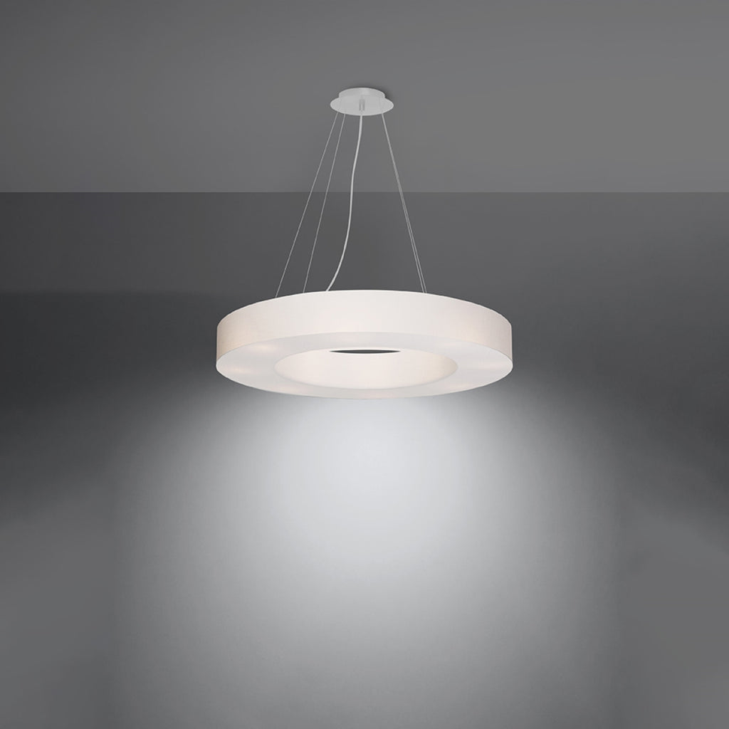 Pendelleuchte SATURNO SLIM 70 weiß Sollux Lighting