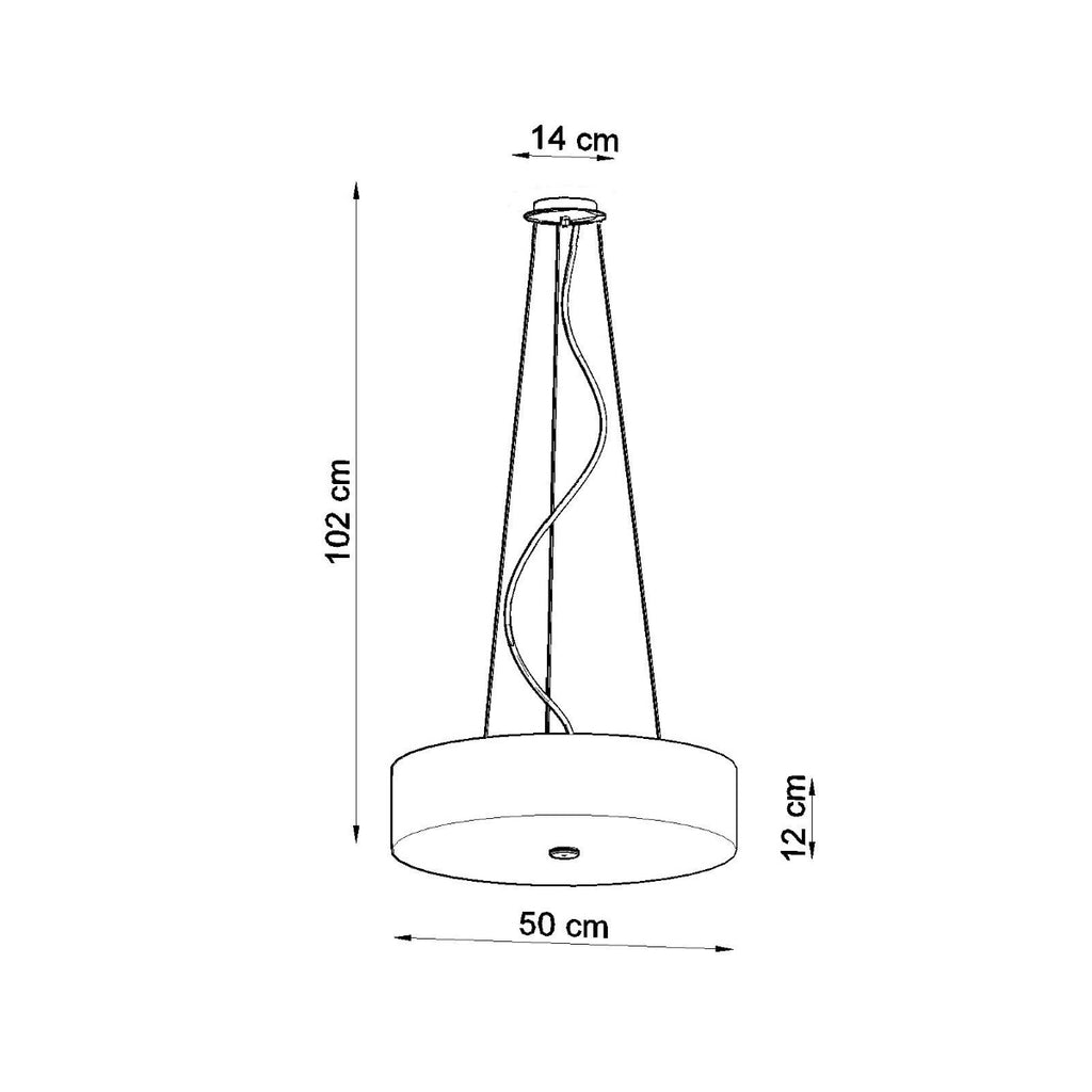 Pendelleuchte SKALA 50 weiß Sollux Lighting