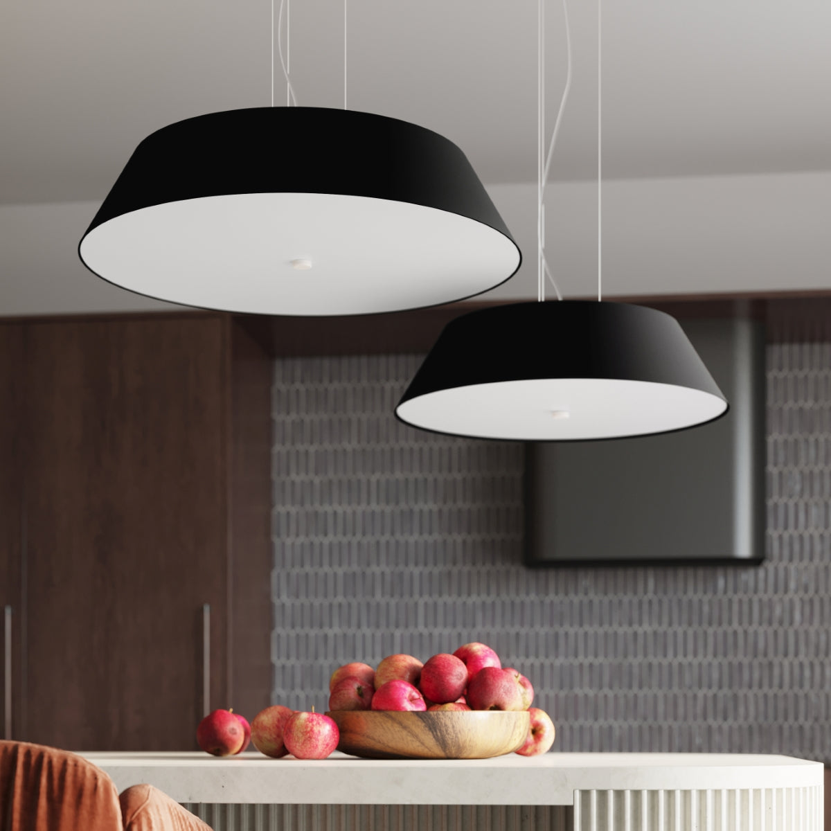 Deckenleuchte VEGA 60 schwarz Sollux Lighting