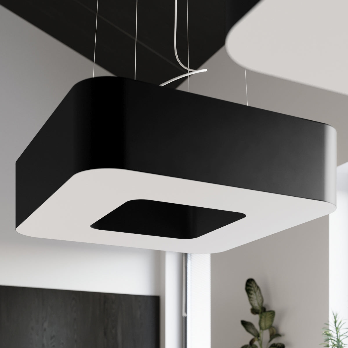Pendelleuchte URANO 80 schwarz Sollux Lighting