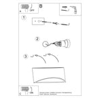 Wandleuchte Keramik VIXEN Sollux Lighting