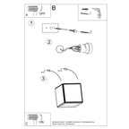 Wandleuchte Keramik NESTA Sollux Lighting