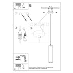 Pendelleuchte NANCY Keramik Sollux Lighting