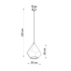 Pendelleuchte PAVLUS Keramik Sollux Lighting