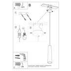 Pendelleuchte ELECTRA Keramik Sollux Lighting