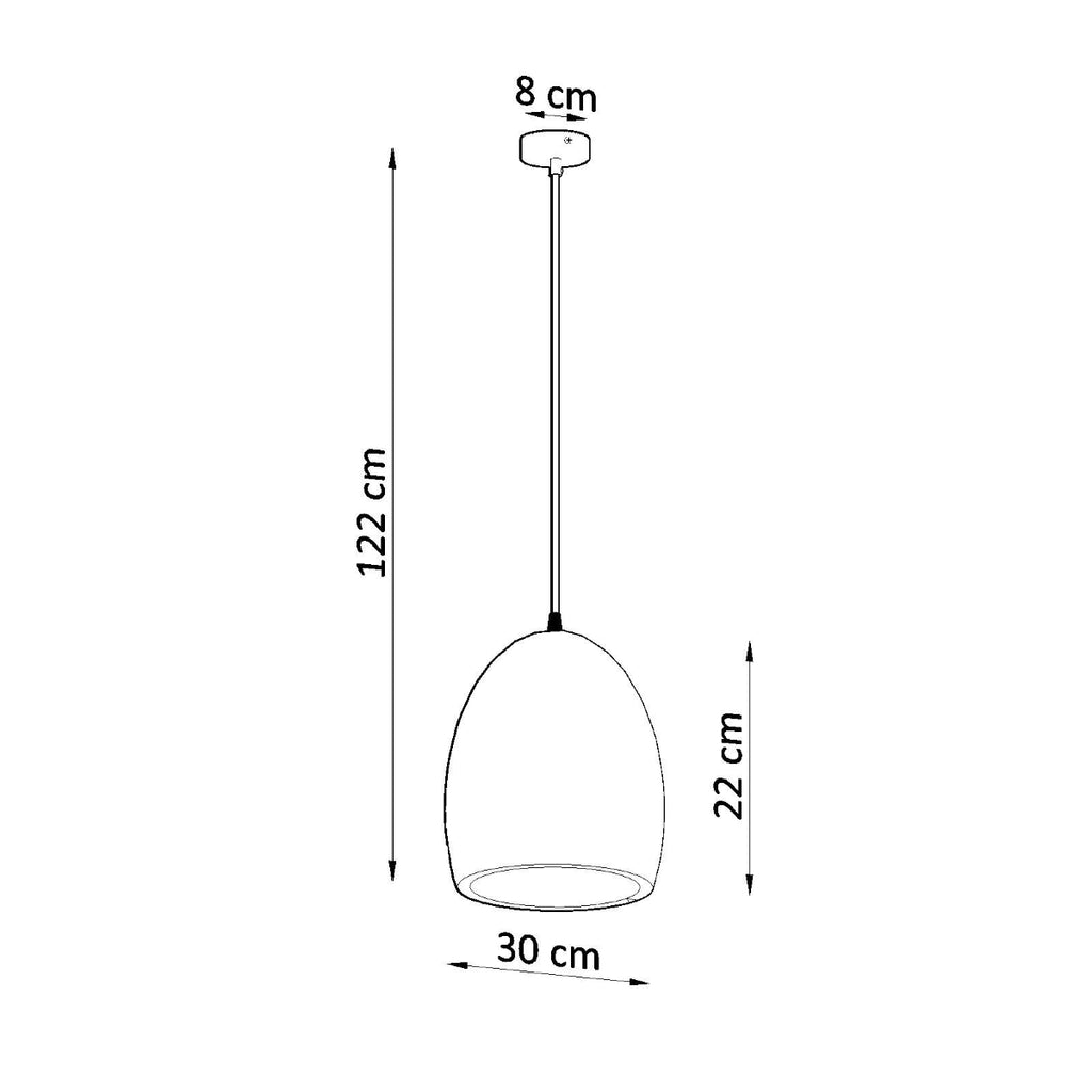Pendelleuchte FLAWIUSZ Keramik Sollux Lighting
