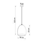 Pendelleuchte FLAWIUSZ Keramik Sollux Lighting