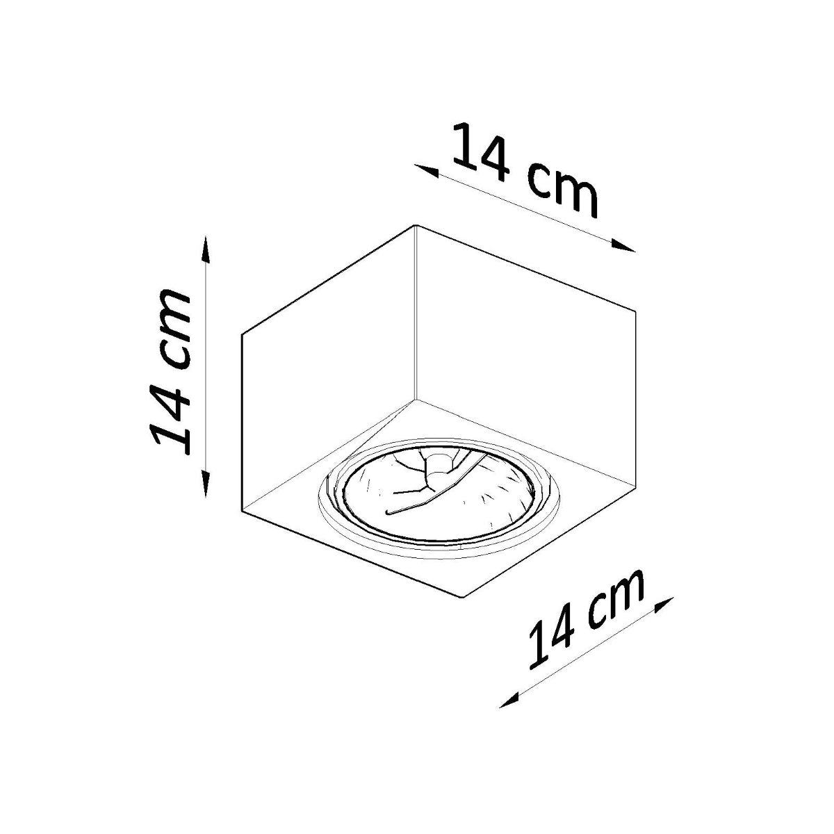 Wandleuchte Keramik SEIDA Sollux Lighting