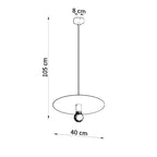 Pendelleuchte FLAVIO weiß Sollux Lighting