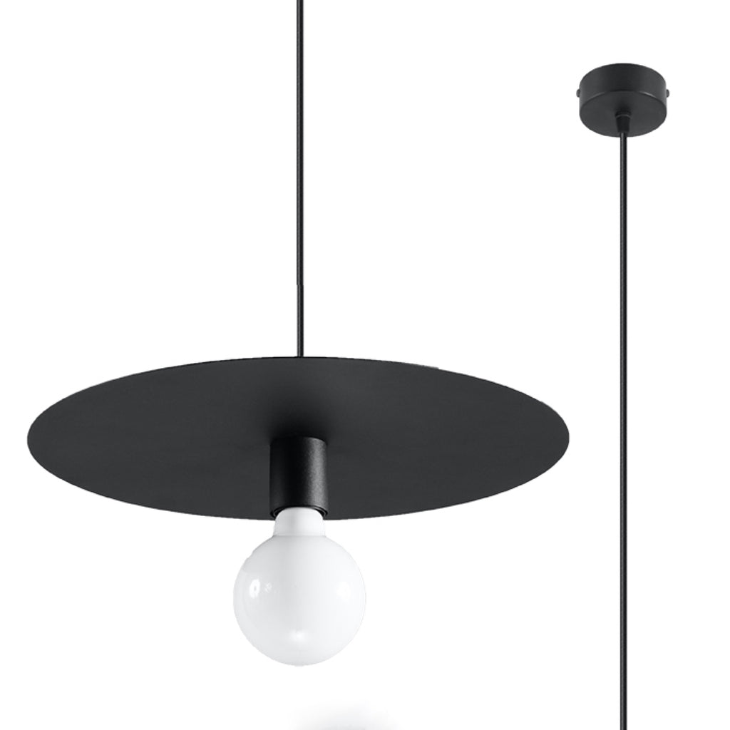 Pendelleuchte FLAVIO schwarz Sollux Lighting