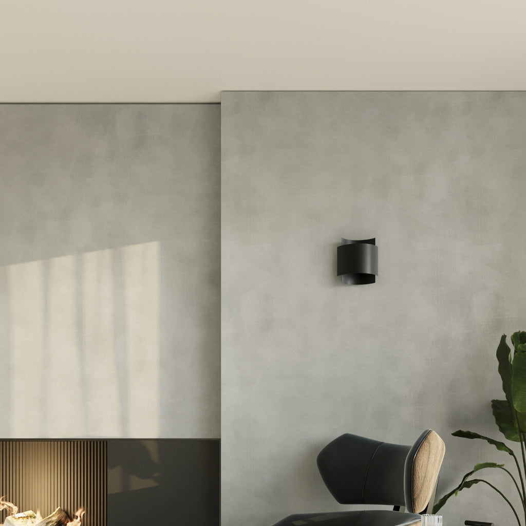 Wandleuchte IMPACT schwarz Sollux Lighting