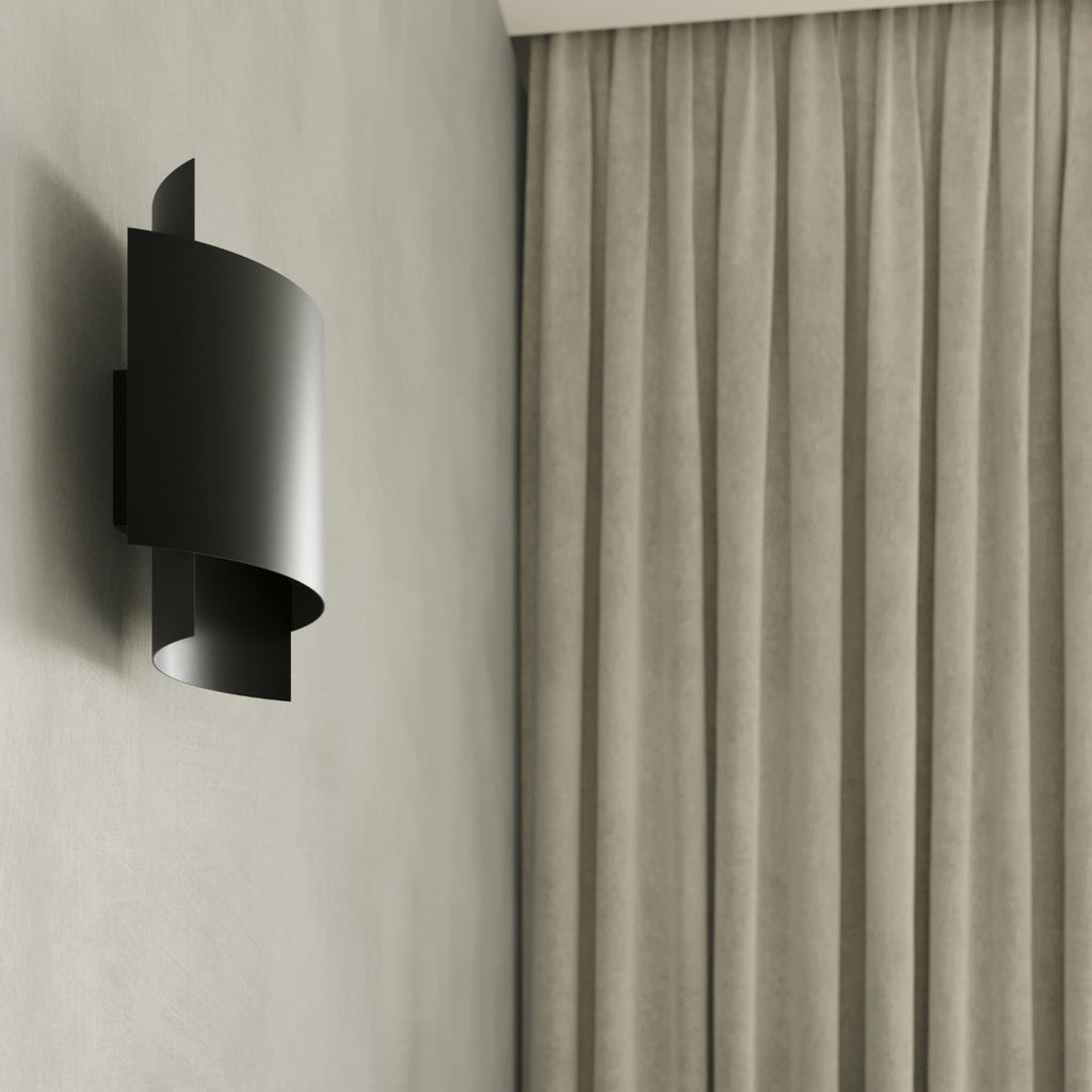 Wandleuchte IMPACT schwarz Sollux Lighting