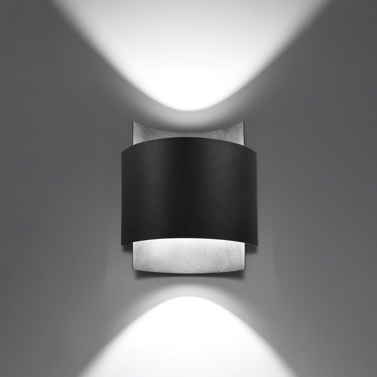 Wandleuchte IMPACT schwarz Sollux Lighting