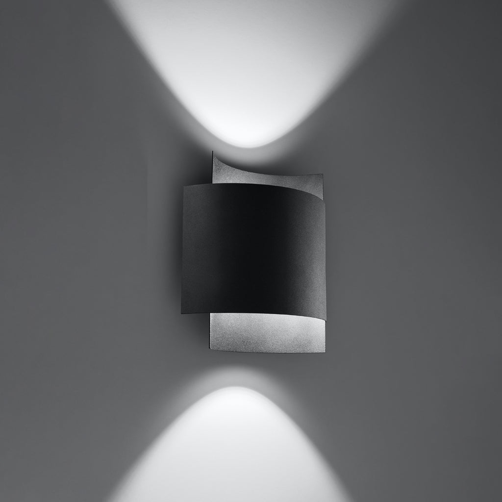 Wandleuchte IMPACT schwarz Sollux Lighting