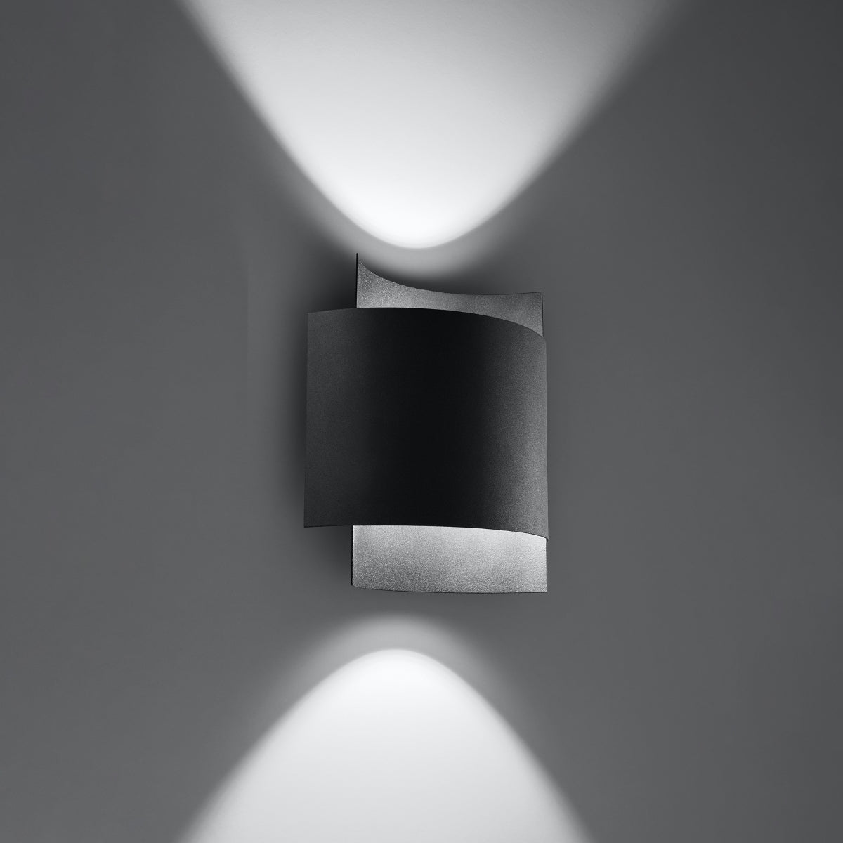 Wandleuchte IMPACT schwarz Sollux Lighting