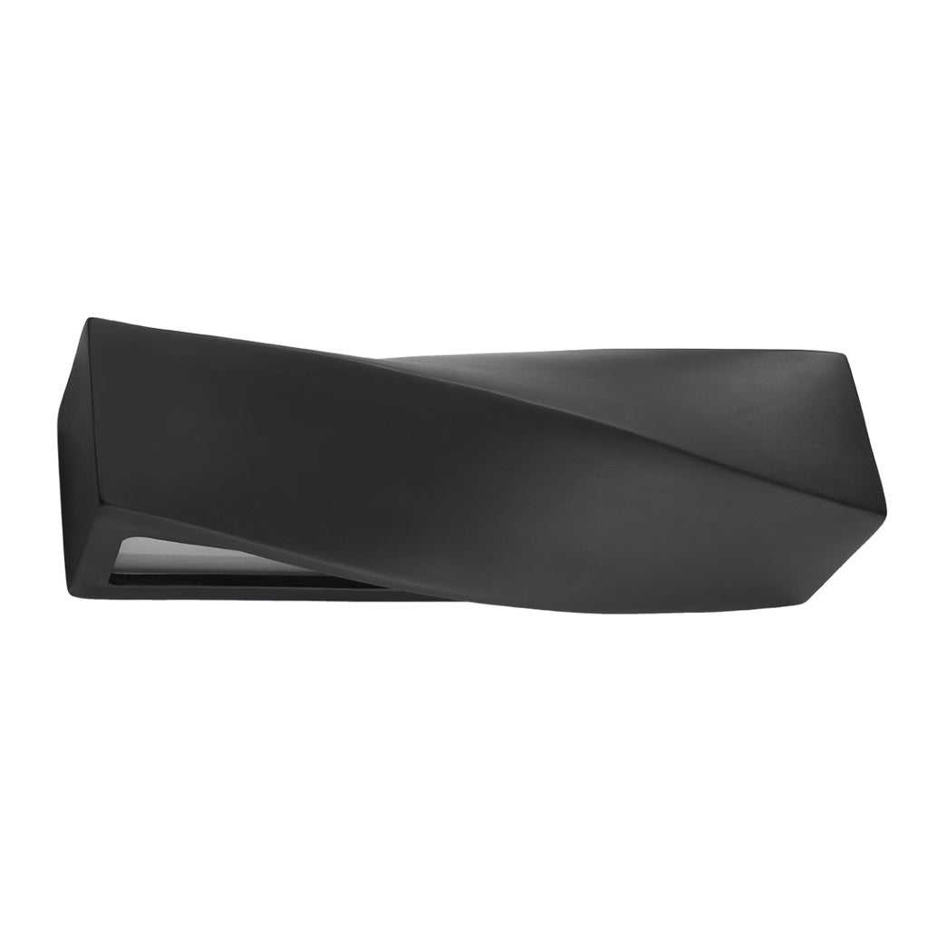Wandleuchte Keramik SIGMA schwarz Sollux Lighting