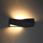 Wandleuchte Keramik SIGMA schwarz Sollux Lighting