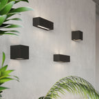 Wandleuchte Keramik LEO schwarz Sollux Lighting