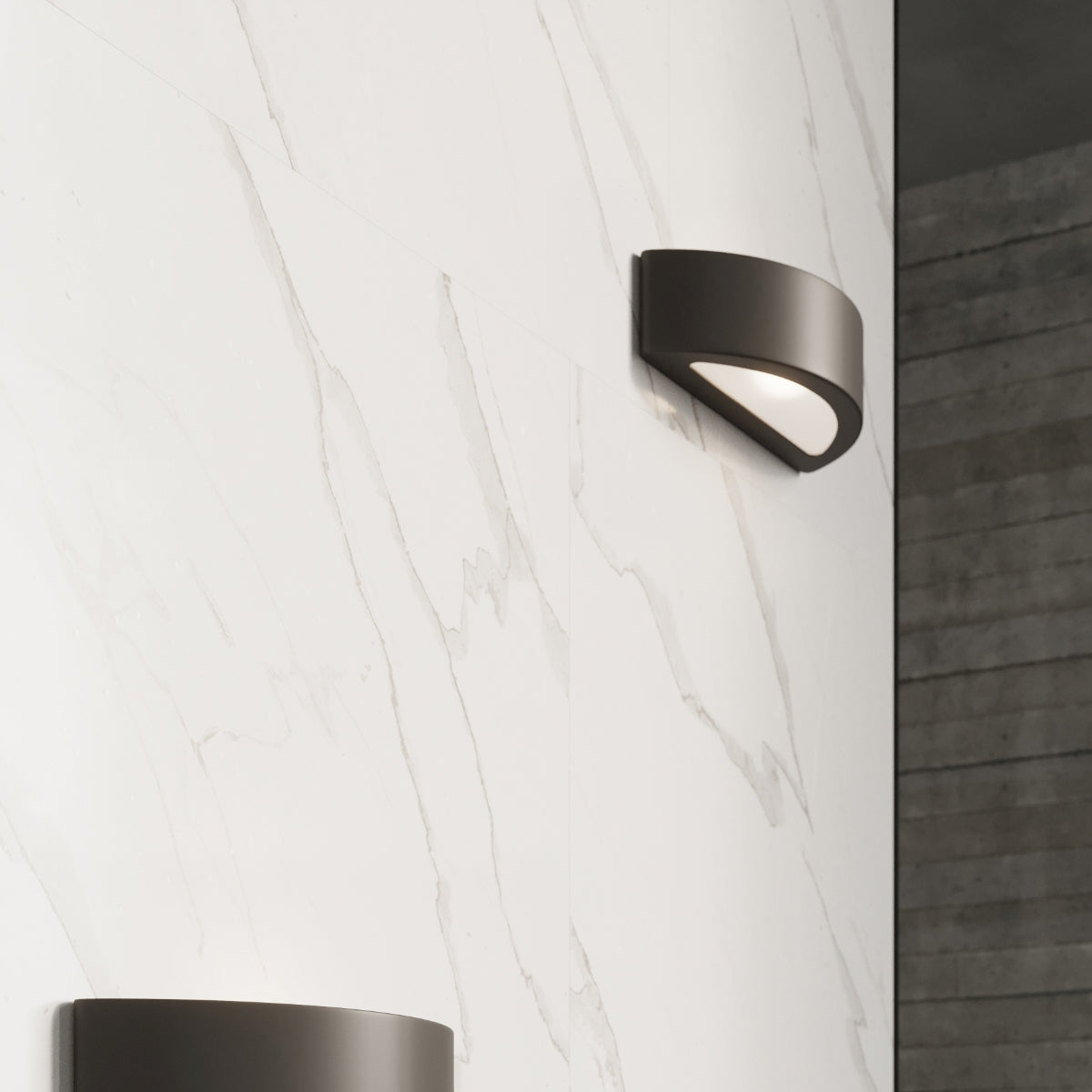 Wandleuchte Keramik ATENA schwarz Sollux Lighting