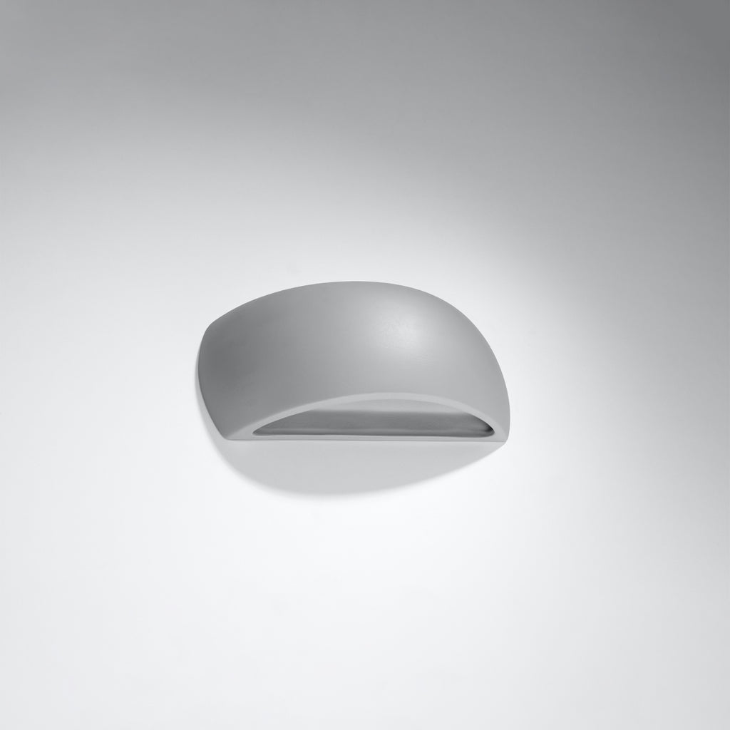 Wandleuchte Keramik PONTIUS grau Sollux Lighting
