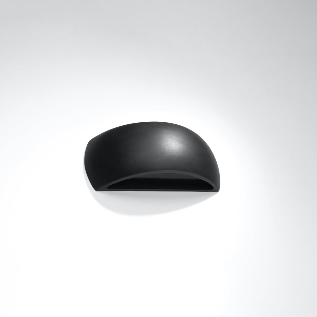 Wandleuchte Keramik PONTIUS schwarz Sollux Lighting