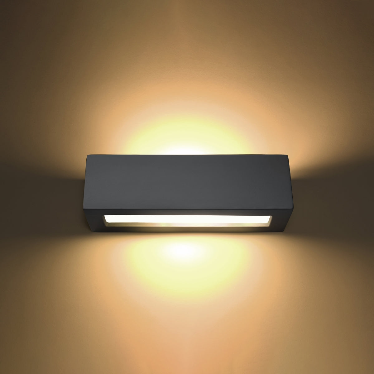 Wandleuchte Keramik VEGA grau Sollux Lighting