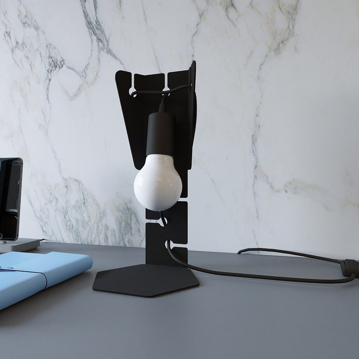 Tischleuchte ARBY schwarz Sollux Lighting