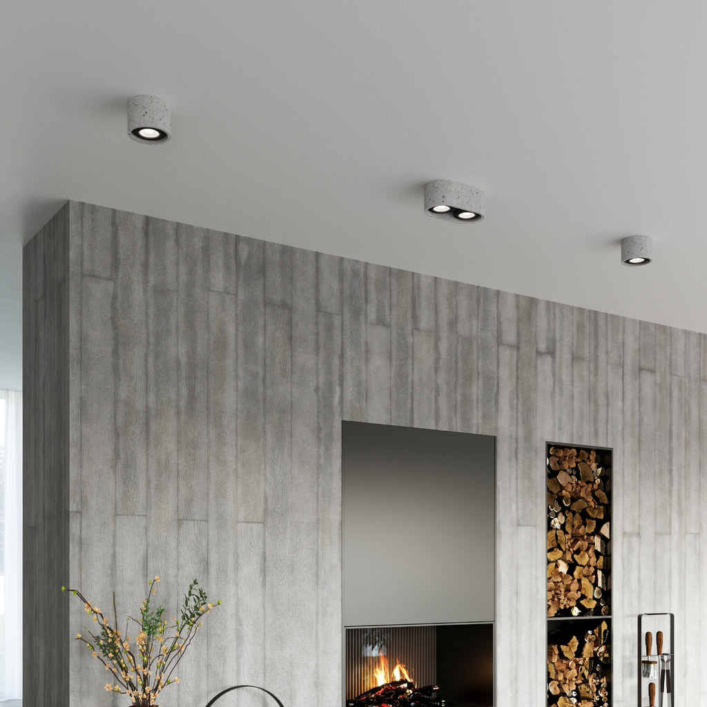 Deckenleuchte - Spot - Strahler BASIC 2 Beton Sollux Lighting