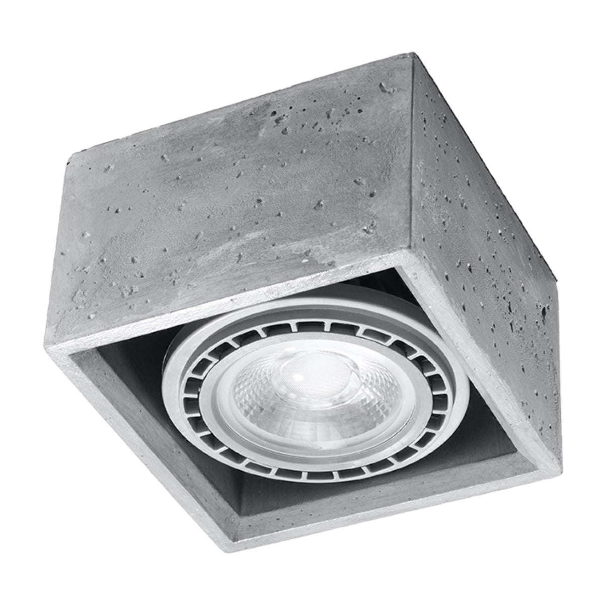 Deckenleuchte - Spot - Strahler QUATRO 1 Beton Sollux Lighting