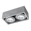Deckenleuchte - Spot - Strahler QUATRO 2 Beton Sollux Lighting