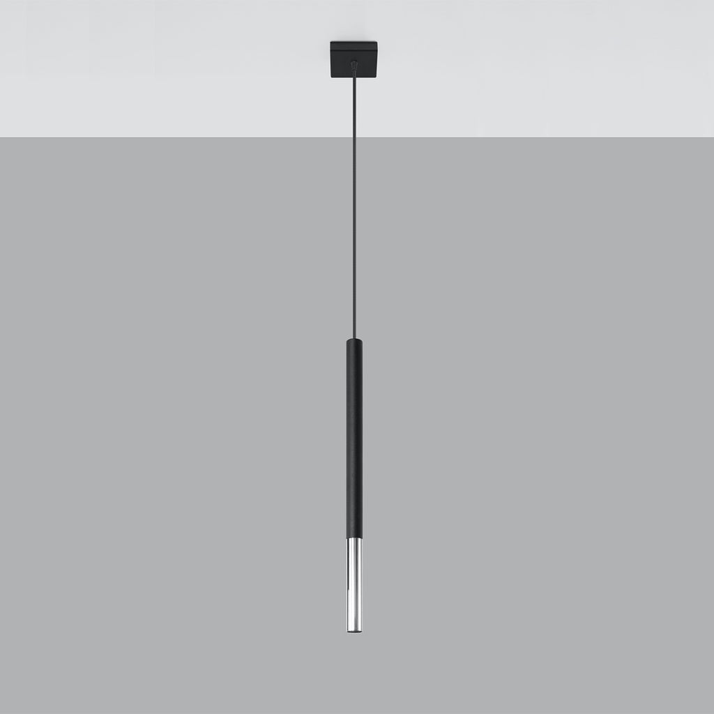 Pendelleuchte MOZAICA 1 schwarz & chrom Sollux Lighting